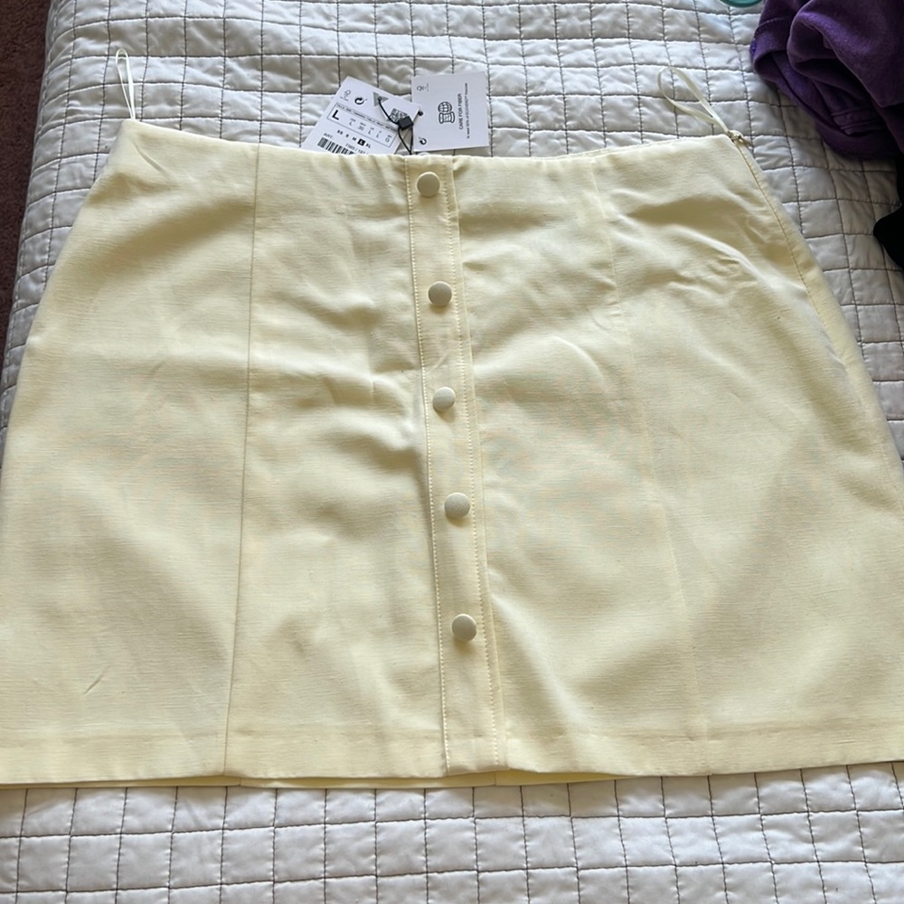 Zara Yellow Skirt